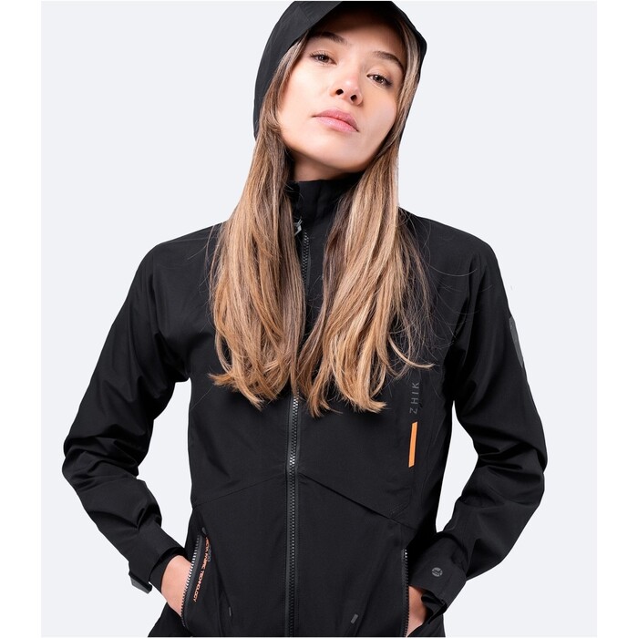 2024 Zhik Mujer Ins200 Chaqueta Costera Jkt-0210-w-blk - Negro